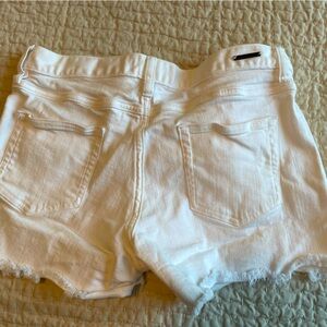 White Jean Shorts. Item # 11136